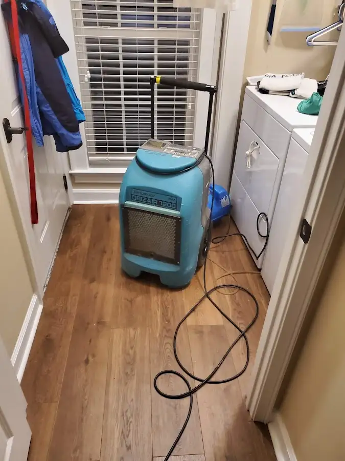 Commercial dehumidifier deployed for Flood Damage Cleanup in Newberry