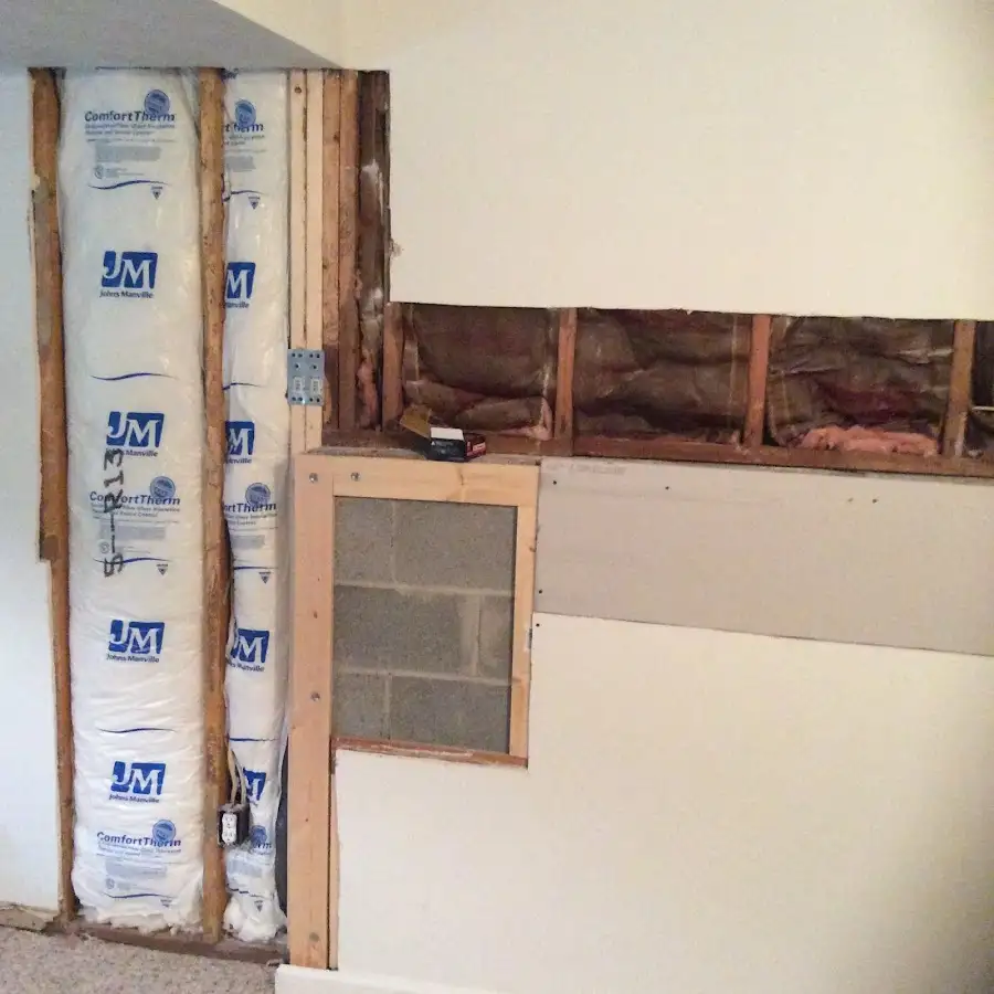 Wall insulation replacement during Contents Cleaning & Restoration in Newberry